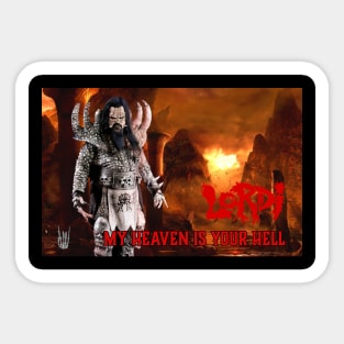 Lordi - My Heaven Is Your Hell Sticker